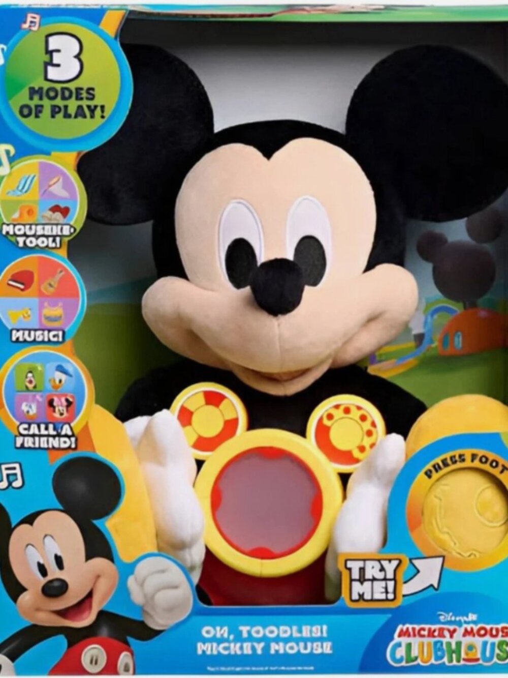 Disney Mickey Mouse Oh Toodles Interactive Talking Plush Toy 30cm Clubhouse Kids